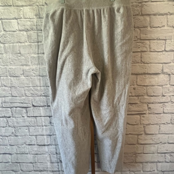 Offline By Aerie xl wide leg pants Light Grey  Pockets Drawstring Elastic Waist - Picture 2 of 7